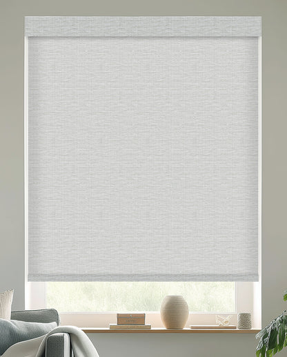 Euler Linen Mist Light Filtering Roller Shades