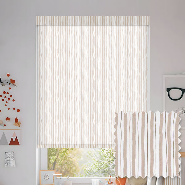 Luers Bone Light Filtering Roller Shades