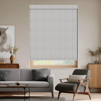Luers Grey Blackout Roller Shades