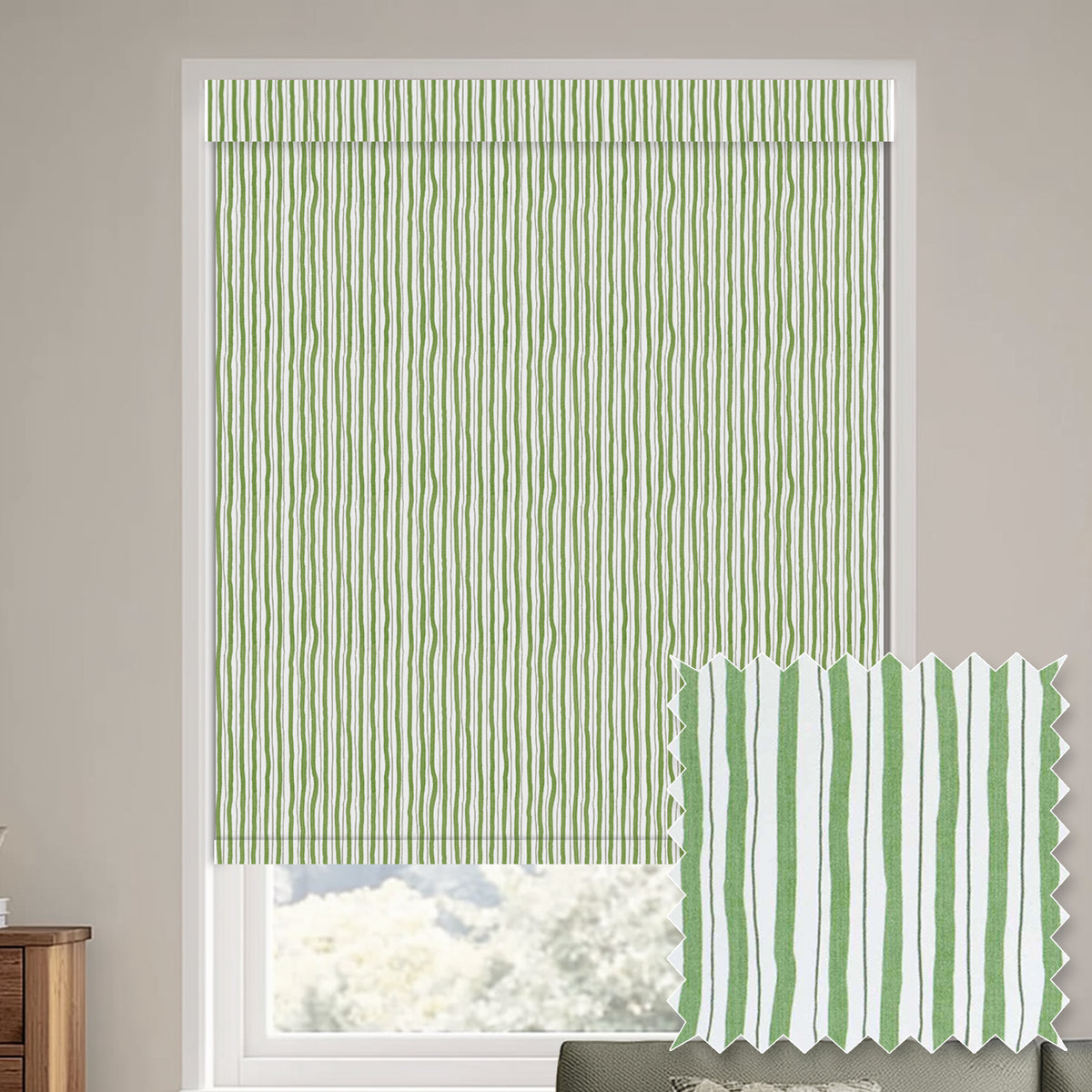 Luers Matcha Blackout Roller Shades