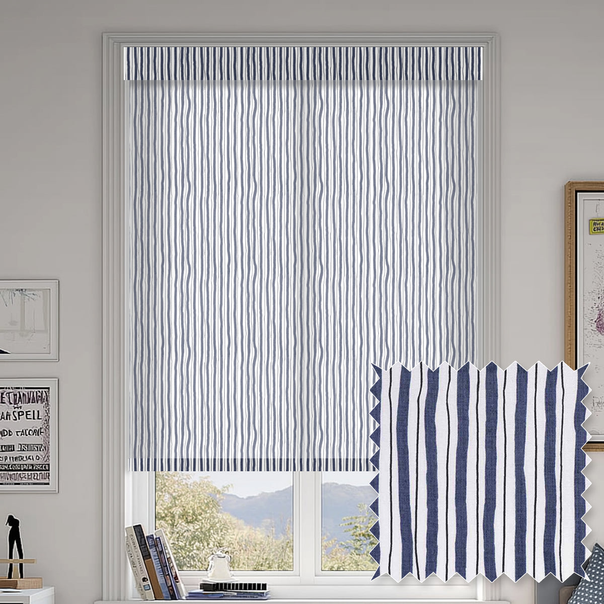 Luers Ocean Light Filtering Roller Shades