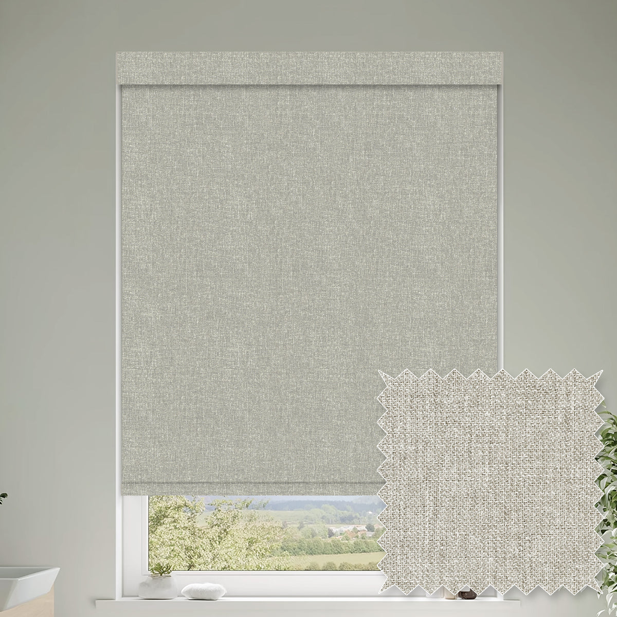 Maldon Birch Blackout Roller Shades