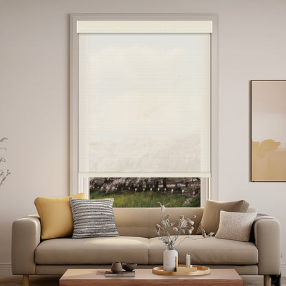 Madhu Cotton Coconut Sheer Roller Shades