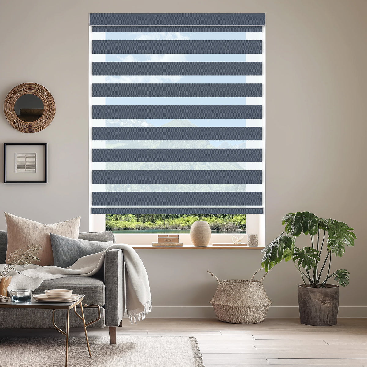 Murree Storm Blackout Zebra Shade