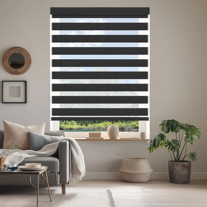 Murree Black Blackout Zebra Shade