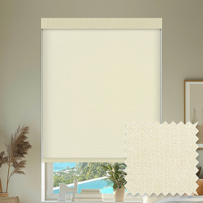 Morgan Cotton Natural Light filtering Roller Shades