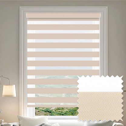 Milton Champagne Light Filtering Zebra Shade