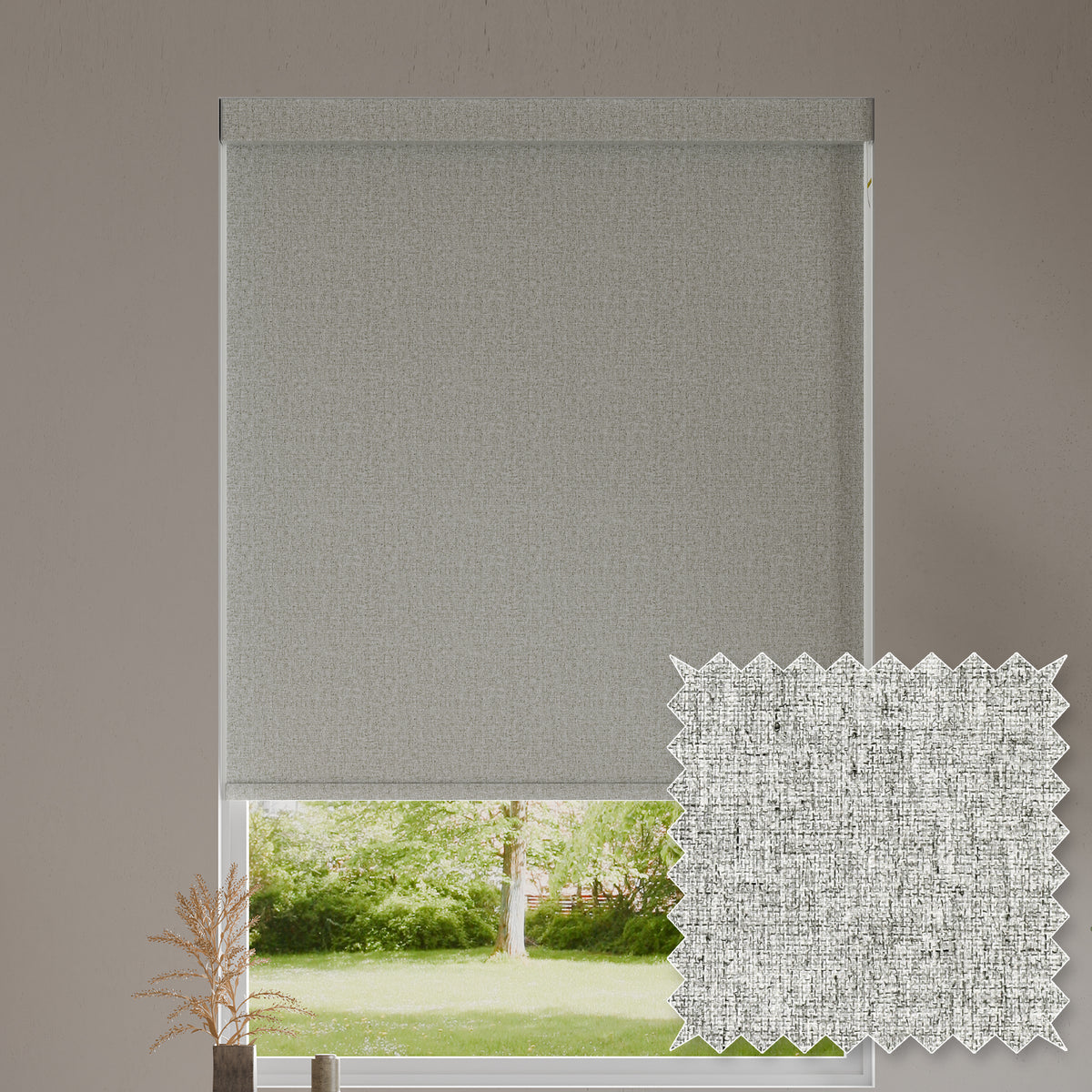 Mondoux Granite Blackout Roller Shades