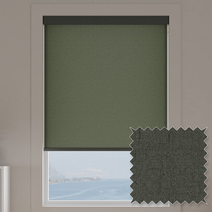 Mondoux Charcoal Blackout Roller Shades