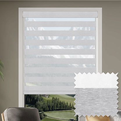 Miro Silver Light Filtering Zebra Shade
