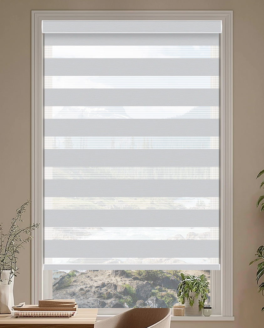Noam Ice Light Filtering Zebra Shade