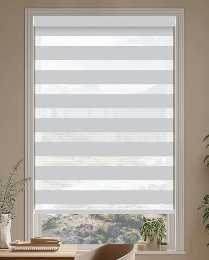 Noam Ice Light Filtering Zebra Shade