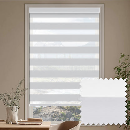 Noam Ice Light Filtering Zebra Shade