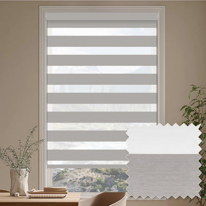 Noam Zinc Light Filtering Zebra Shade