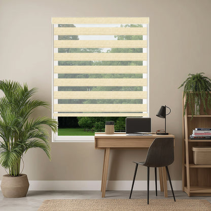 Orson Coconut Light Filtering Zebra Shade