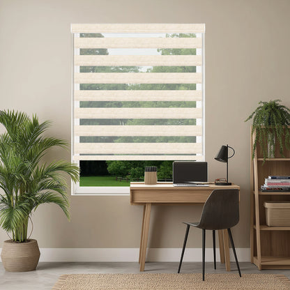 Orson Cream Light Filtering Zebra Shade