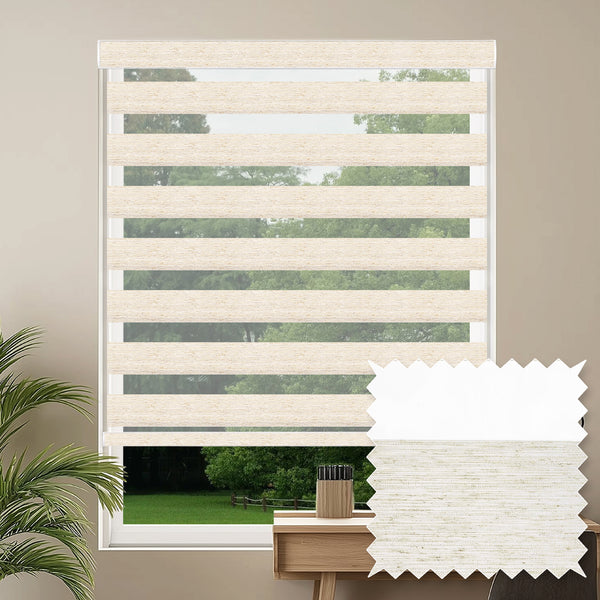 Orson Cream Light Filtering Zebra Shade