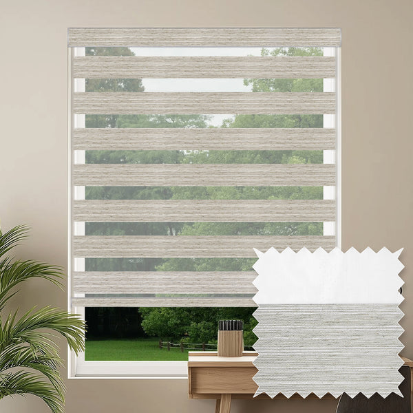 Orson Granite Light Filtering Zebra Shade
