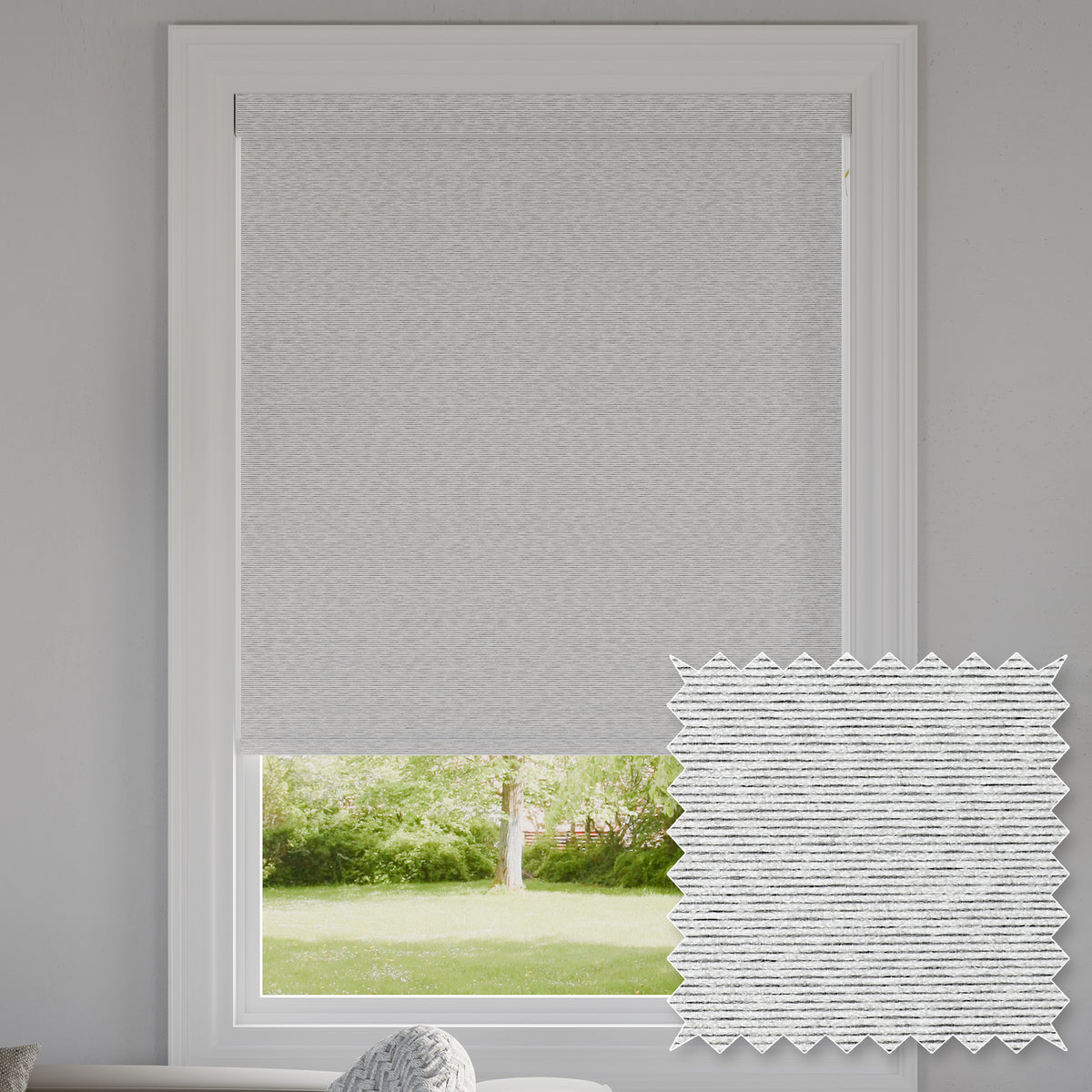 Ozon Peppercorn Blackout Roller Shades