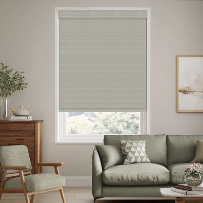 Quintana Cement Blackout Roller Shades