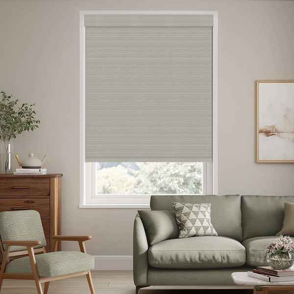 Quintana Cement Blackout Roller Shades