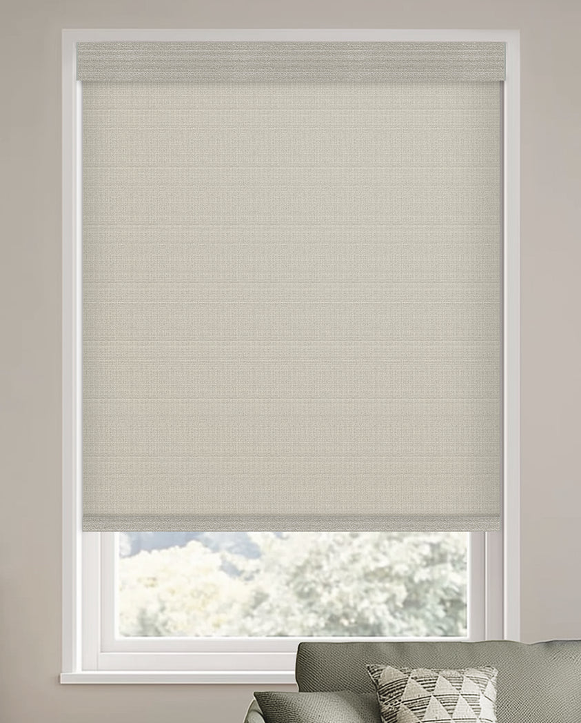 Quintana Cement Light Filtering Roller Shades