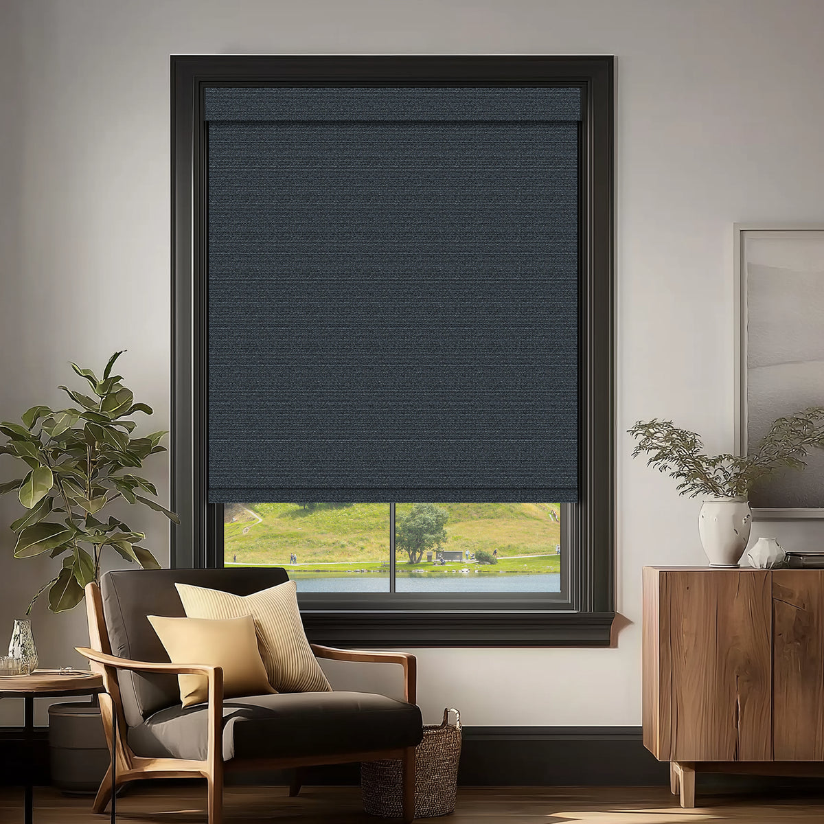 Quintana Obsidian Blackout Roller Shades