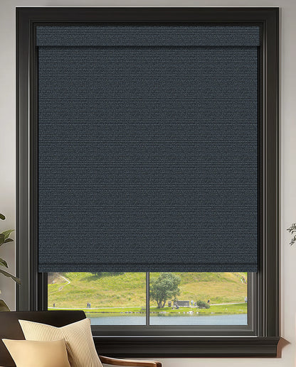 Quintana Obsidian Blackout Roller Shades