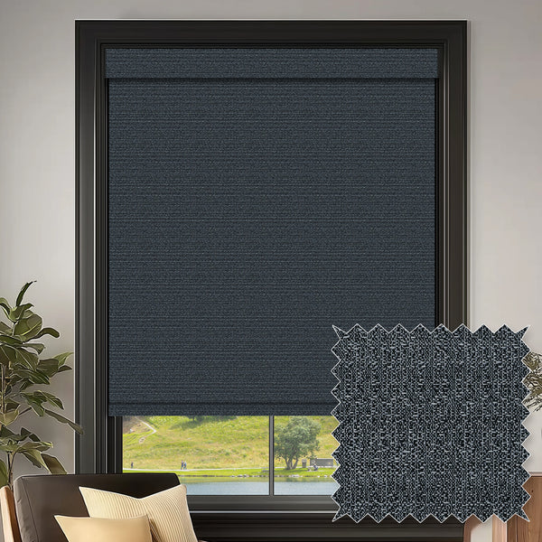 Quintana Obsidian Blackout Roller Shades