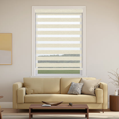 Rasch Champagne Light Filtering Zebra Shade
