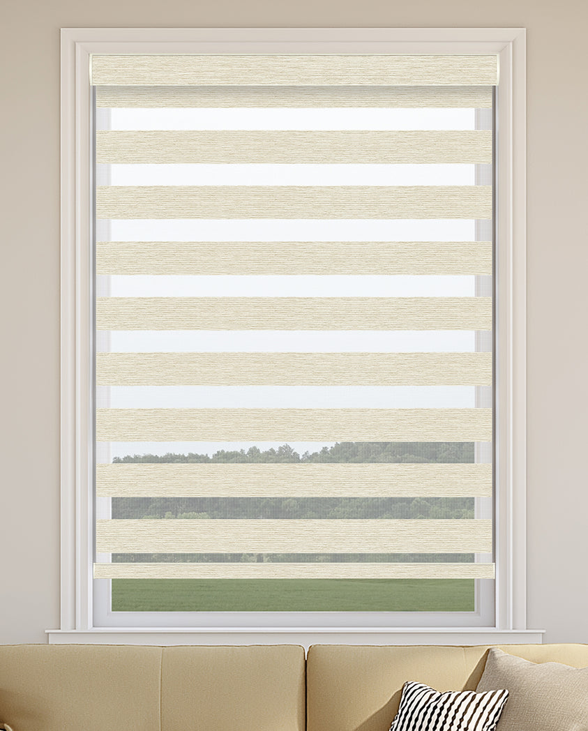 Rasch Champagne Light Filtering Zebra Shade