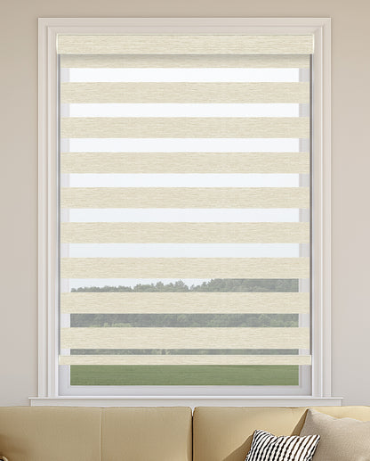 Rasch Champagne Light Filtering Zebra Shade