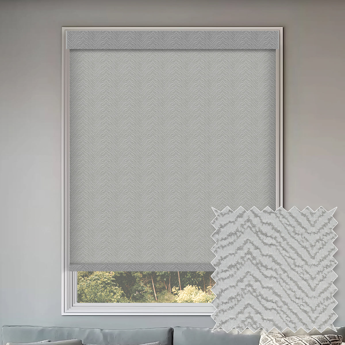 Ridge Ash Light Filtering Roller Shades
