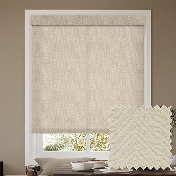 Ridge Bone Light Filtering Roller Shades