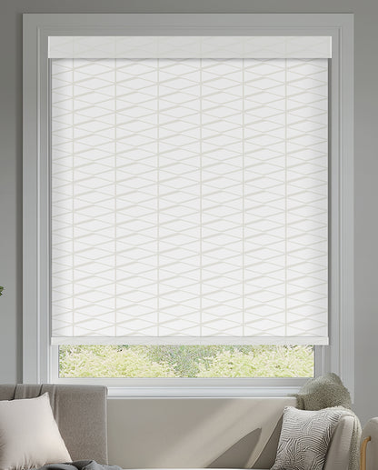 Seine River Bright White Light Filtering Roller Shades