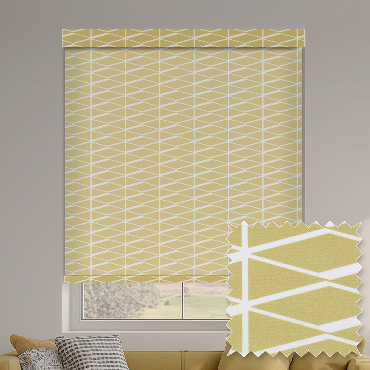Seine River Freesia Light Filtering Roller Shades