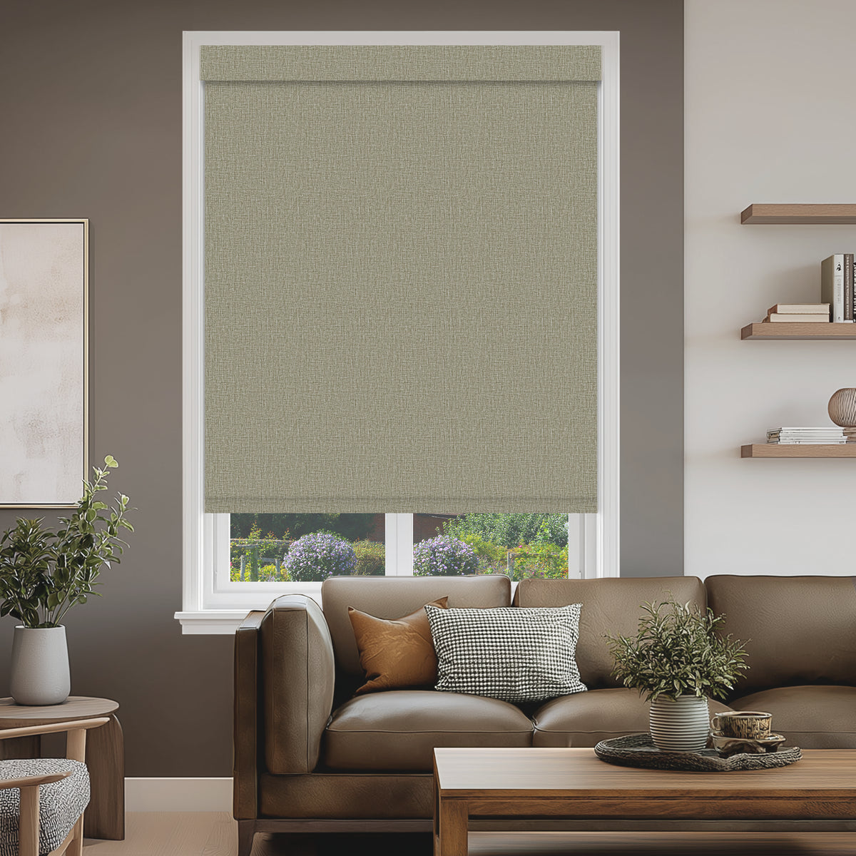 Shelley Stone Flame Retardant Blackout Roller Shades