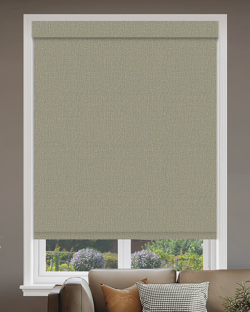 Shelley Stone Flame Retardant Blackout Roller Shades