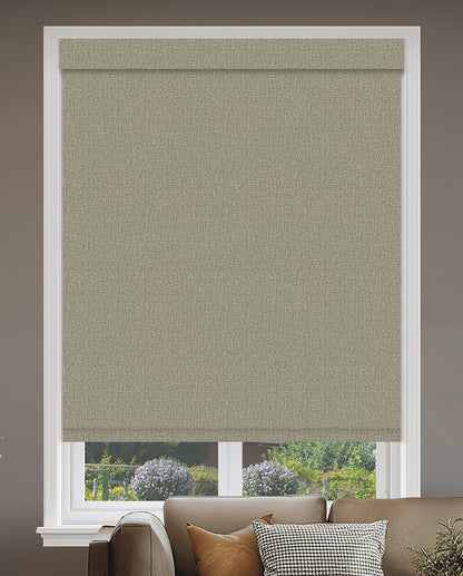 Shelley Stone Flame Retardant Blackout Roller Shades