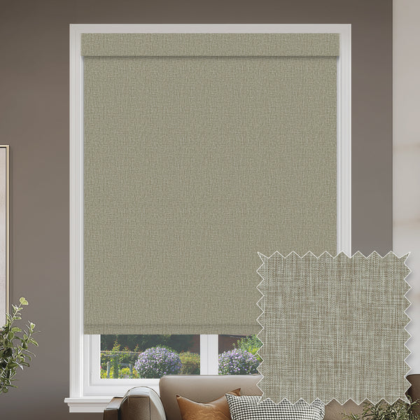Shelley Stone Flame Retardant Blackout Roller Shades