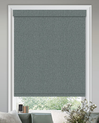 Shelley Thunder Flame Retardant Blackout Roller Shades