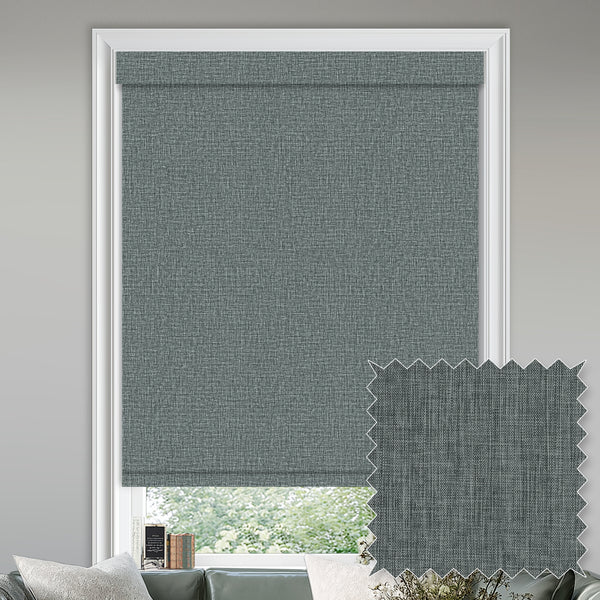 Shelley Thunder Flame Retardant Blackout Roller Shades
