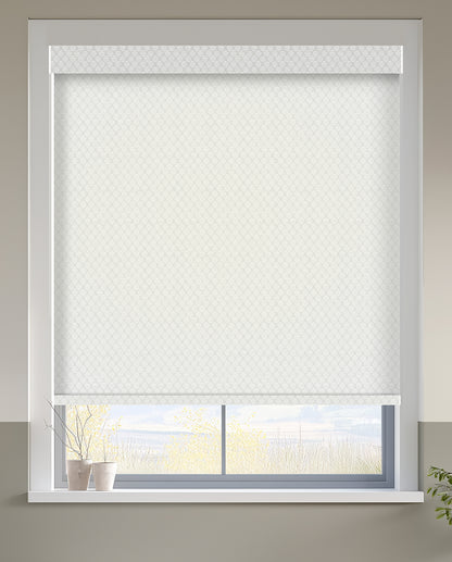 Sirocco Snow Light Filtering Roller Shades