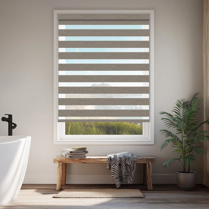 Sherborne Stone Blackout Zebra Shade