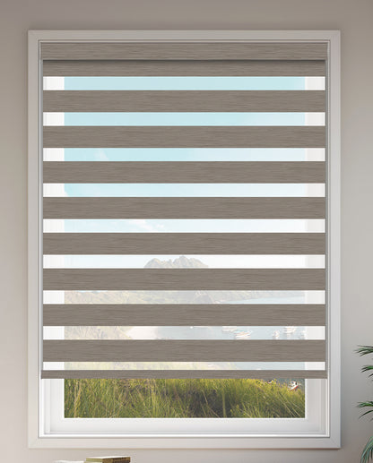 Sherborne Stone Blackout Zebra Shade