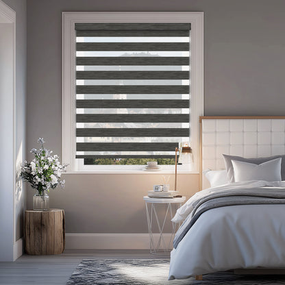 Sherborne Obsidian Blackout Zebra Shade