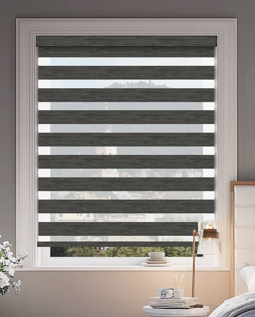 Sherborne Obsidian Blackout Zebra Shade