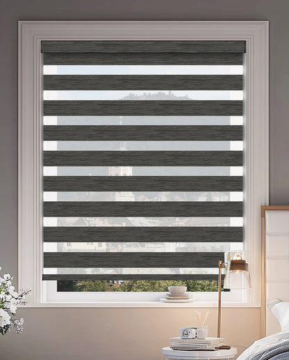 Sherborne Obsidian Blackout Zebra Shade