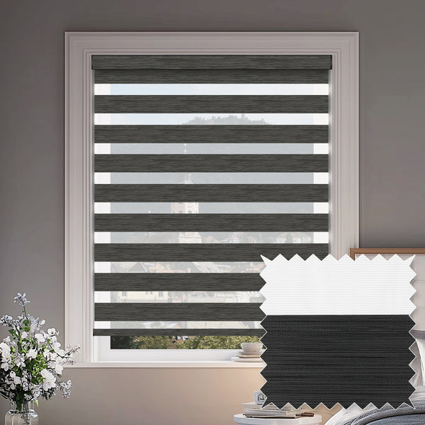 Sherborne Obsidian Blackout Zebra Shade