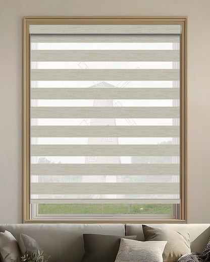 Sherborne Mist Blackout Zebra Shade